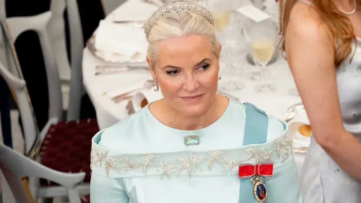 Crown Princess Mette Marit and Prince Joachim attend Prince Christian of Denmark 18th birthday Gala Dinner at Christiansborg Palace