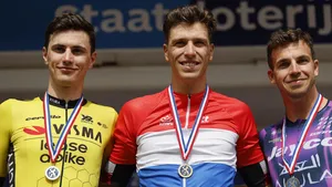 Podium NK wielrennen 2025