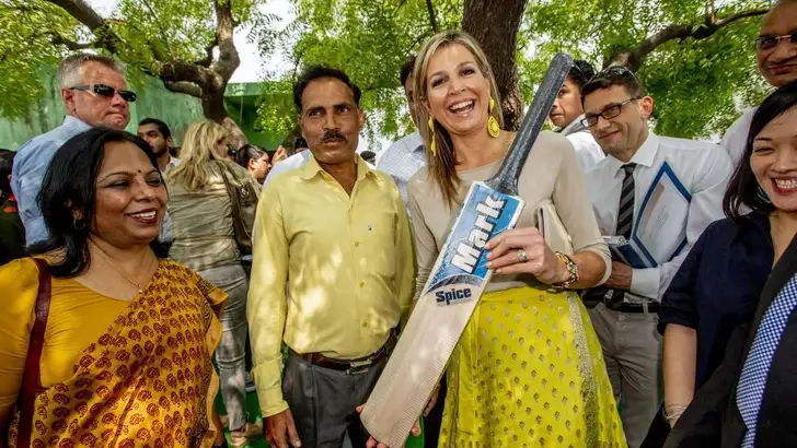 Máxima in India: cricket en héél veel selfies