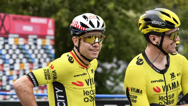 van aert en affini van team visma | lease a bike