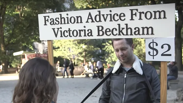 Victoria Beckham geeft stijladvies aan vreemden in Central Park