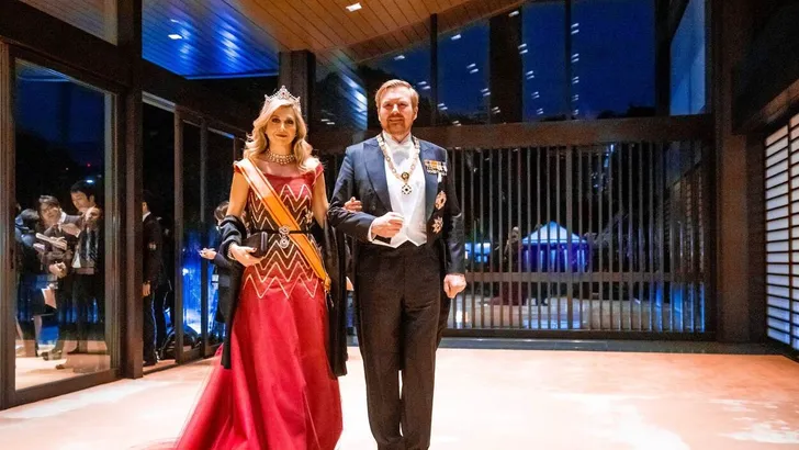 Pracht & Praal: Máxima schittert op Japans gala
