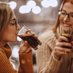 Women drinking coke