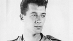 Wim Vaal in het uniform van de parachutisten van het 1ste REP