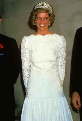 Ook in Washington droeg Di de Lover's Knot Tiara.