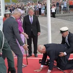 King Harald V Falls As He Welcomed By Queen Margrethe - Copenhagen