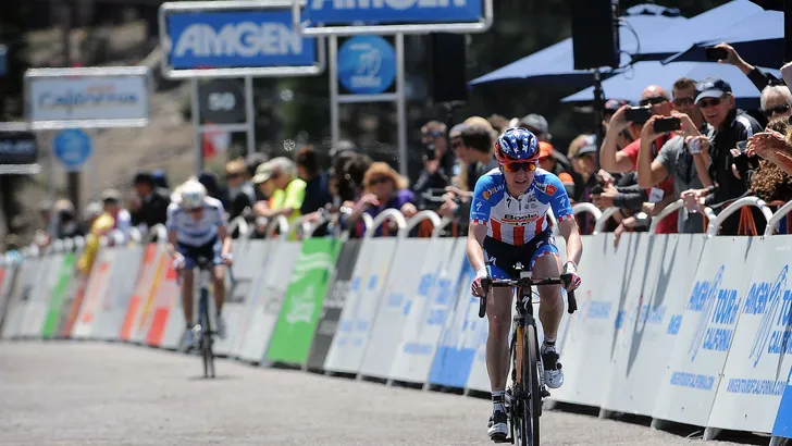 Van der Breggen tweede achter ploeggenote Guarnier in Californië