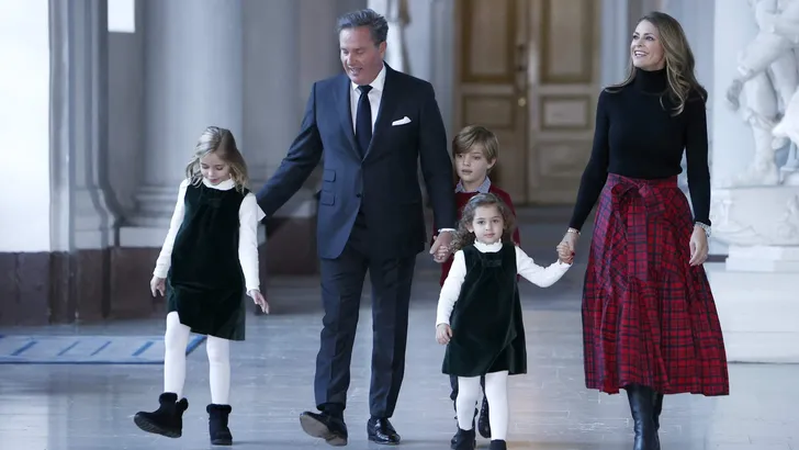 Princess Madeleine With Family - Stockholm