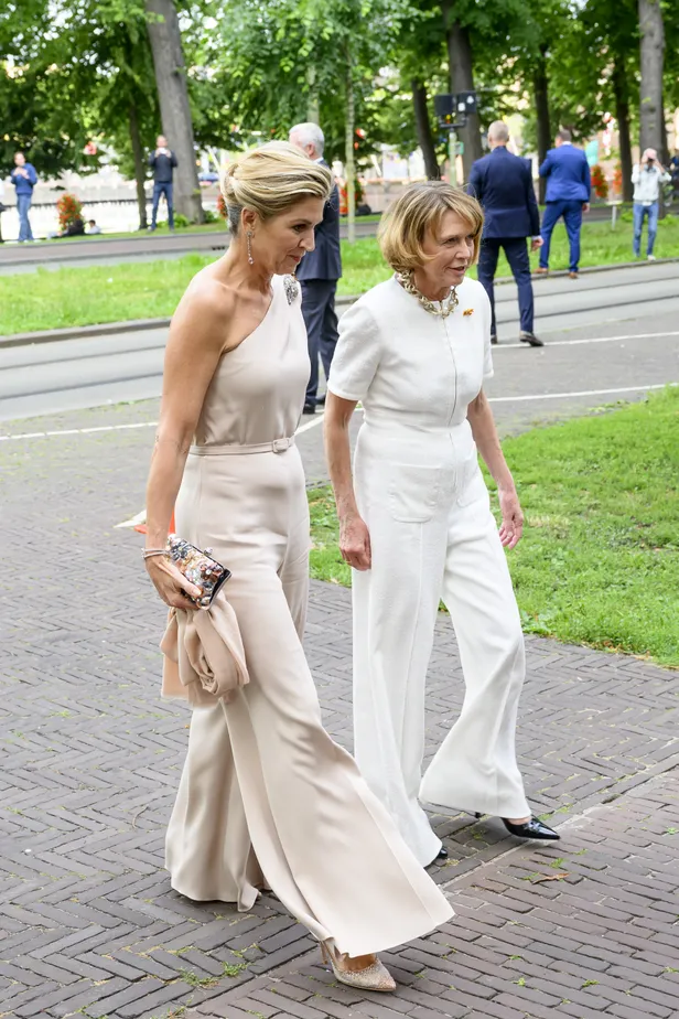 Koningin Máxima en Elke Büdenbender.