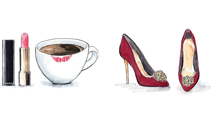 Déze dame tekent de allerchicste mode-illustraties