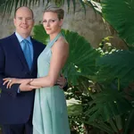 Prince Albert II, Princess Caroline and her Daughter Alexandra of Hannover attend the party of Saint John in Monte Carlo, the same day of the announcement of the engagement of Albert and Charlene Whitstock.