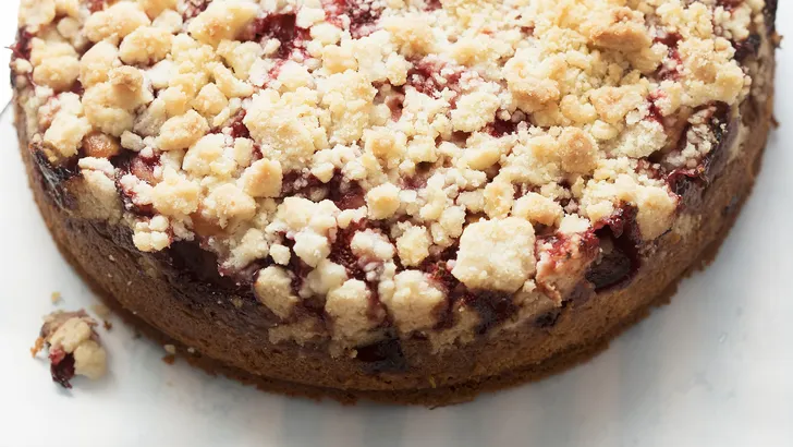 Aardbeien-yoghurtcake