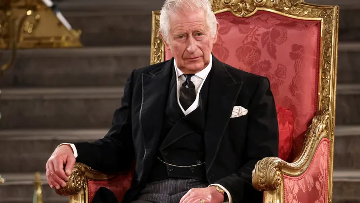 King Charles III at Westminster Hall for ceremony