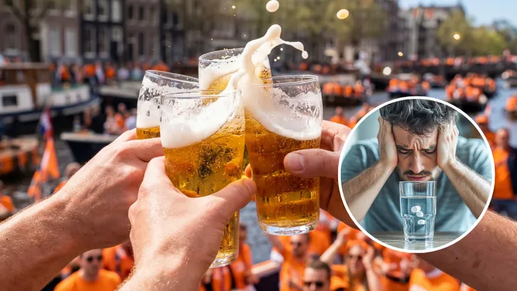 Een kater op Koningsdag.