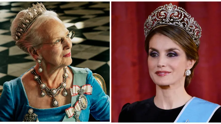 tiara poire parure margrethe la buena letizia