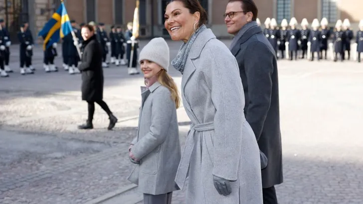Het was een grijze bedoening voor prinses Victoria