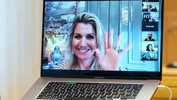 Máxima opent 2021 met een online speech