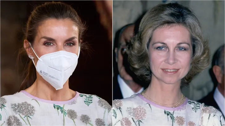 Letizia draagt 40 jaar oude jurk van schoonmoeder Sofia