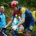 giulio ciccone na zijn val in de giro