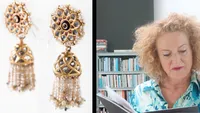 Modevlogger Anita op de presentatie van antieke Indiase juwelen!