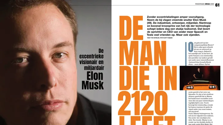 Elon Musk, Panorama (28 - 2020).
