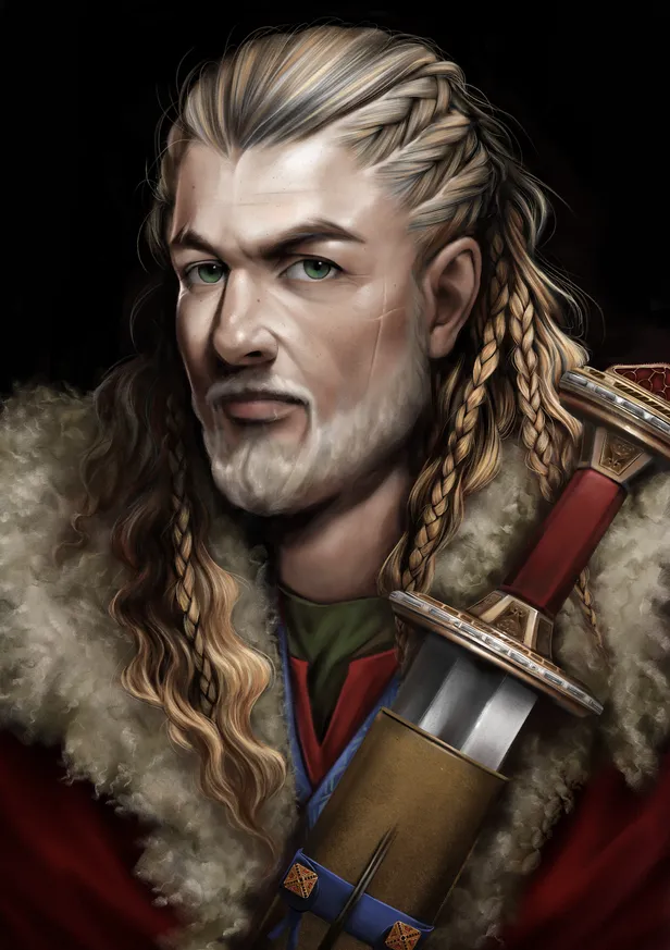 Portret van koning Redbad