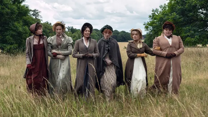 Foto van Pride and Prejudice voor Netflix, 2025.