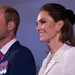 Prins William en Kate Middleton tijdens een concert op de Horse Guards Parade in Londen ter afsluiting van de 80e verjaardag van de herdenkingen van Bevrijdingsdag in het Verenigd Koninkrijk