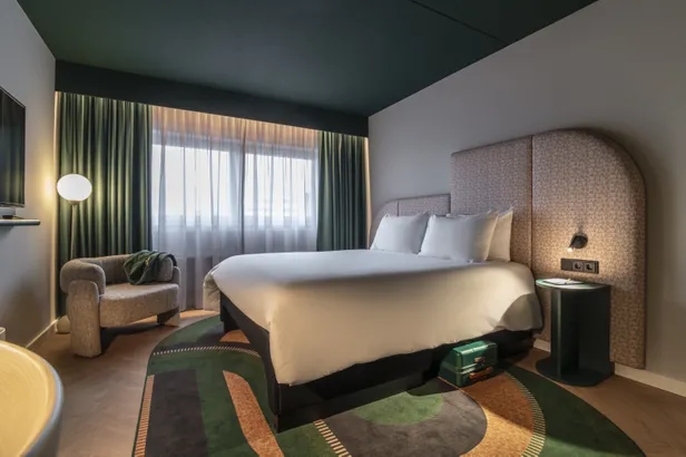 Eén van de prachtige hotelkamers 