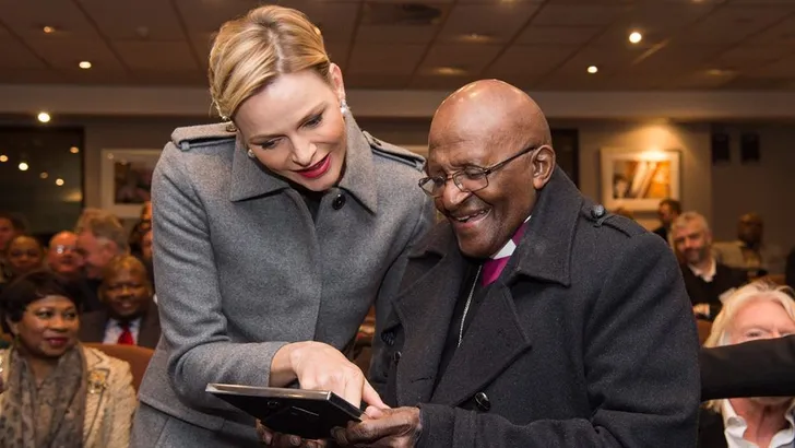 Prinses Charlene leeft helemaal op in Zuid-Afrika
