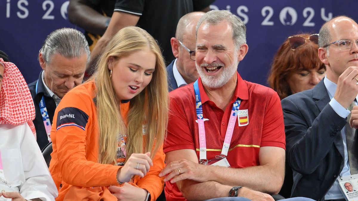 Royal friendship: Princess Amalia and King Felipe appear together at the Olympic Games