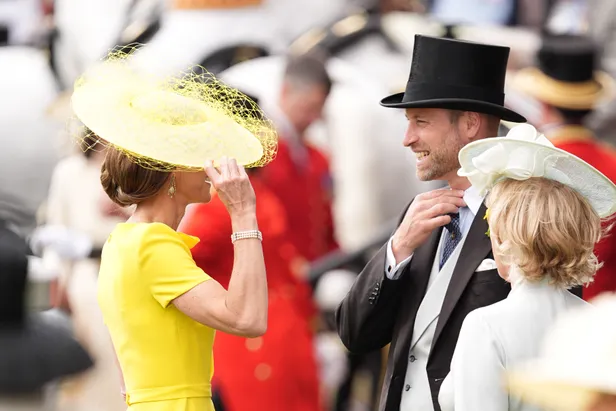 Prinses Kate en prins William bij de Royal Ascot 2026.