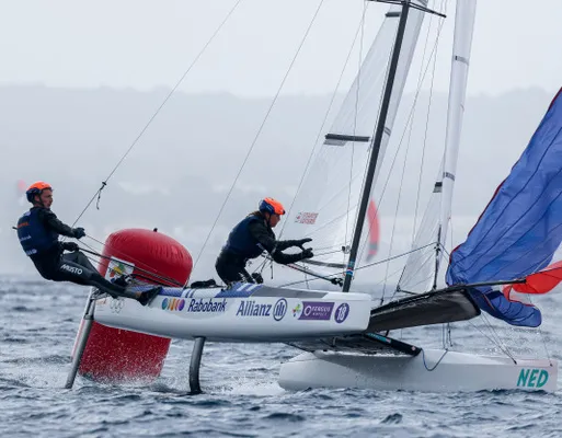 Bjarne Bouwer en Jorien Hin - Beeld: Sailing Energy