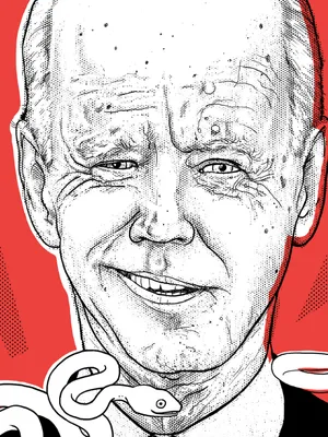 Illustratie Joe Biden