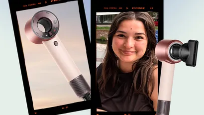 Chritel testte de nieuwe Dyson Supersonic™ Travel föhn op vakantie