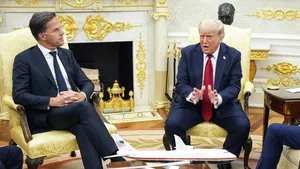 Mark Rutte en Donald Trump