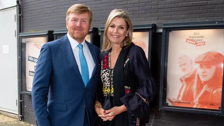 Koning en Koningin tijdens een avondje uit bij Het Nationale Theater