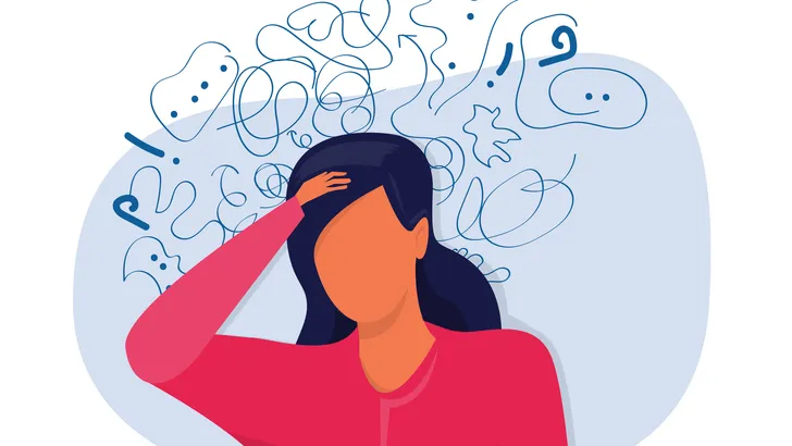 vrouw menopauze adhd druk hoofd