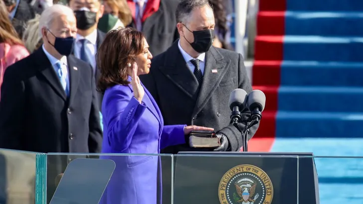 Vice-President Kamala Harris legt eed af