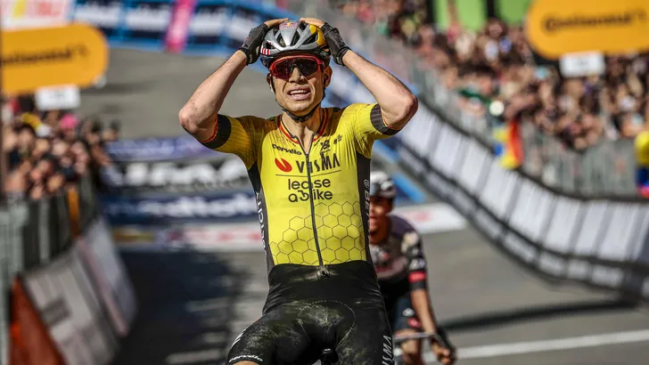 renaat schotte ziet van aert winnen