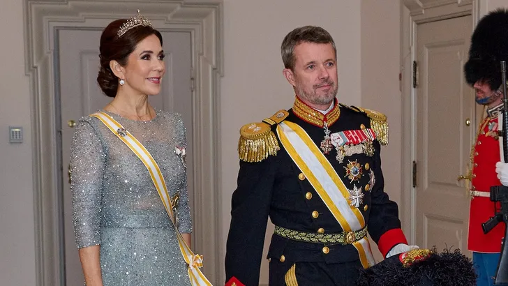 Koningin Mary en koning Frederik, hier afgebeeld bij een staatsbanket in november 2023.