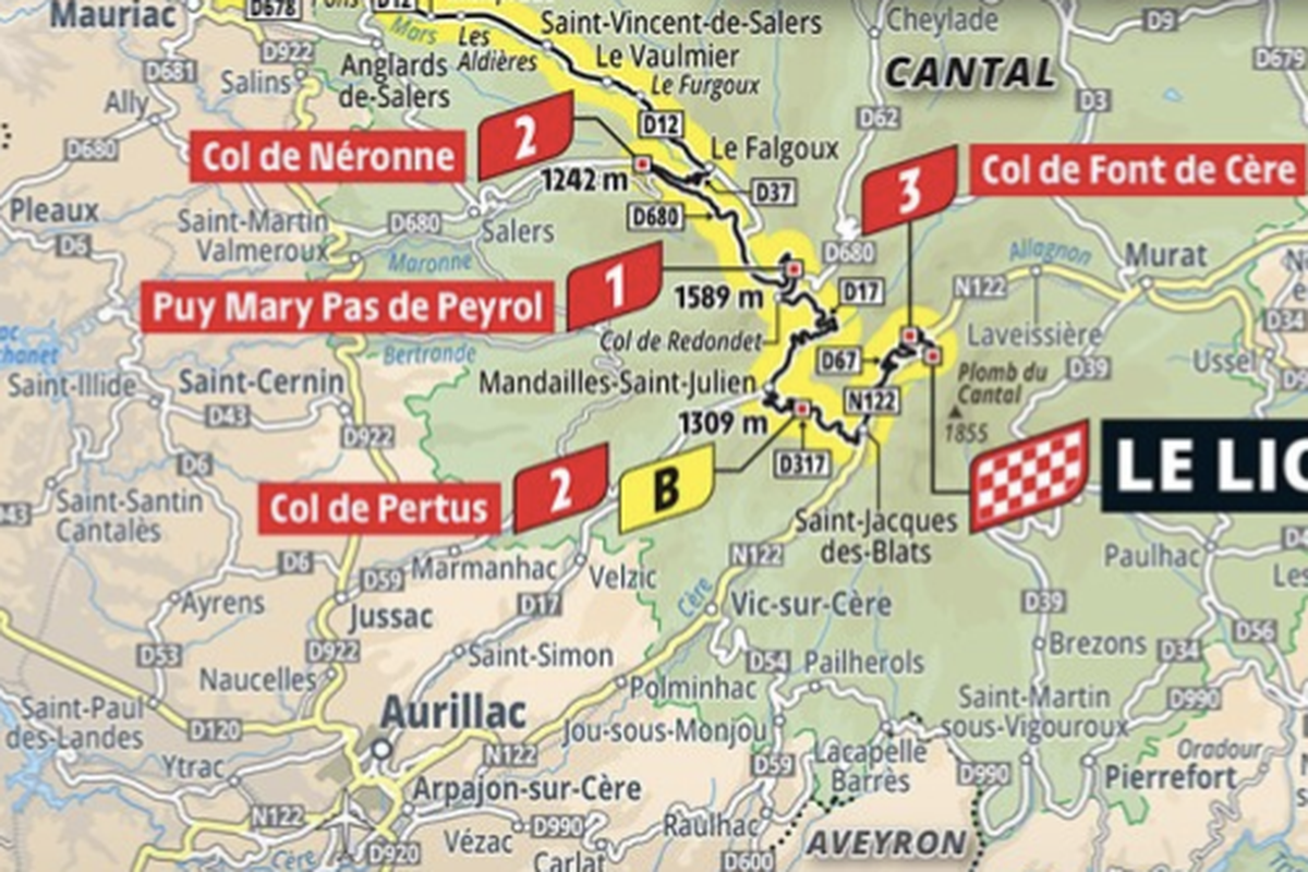 Tour | Venijn in de staart! Alles wat je moet weten over etappe 11: Evaux-les-Bains - Le Lioran