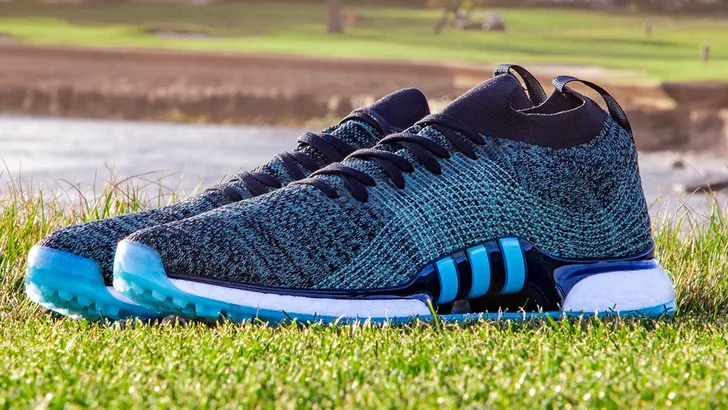 adidas golfschoen van plastic afval