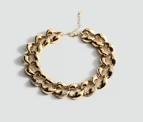 Mango – Hanger met strasschakels: € 39,99