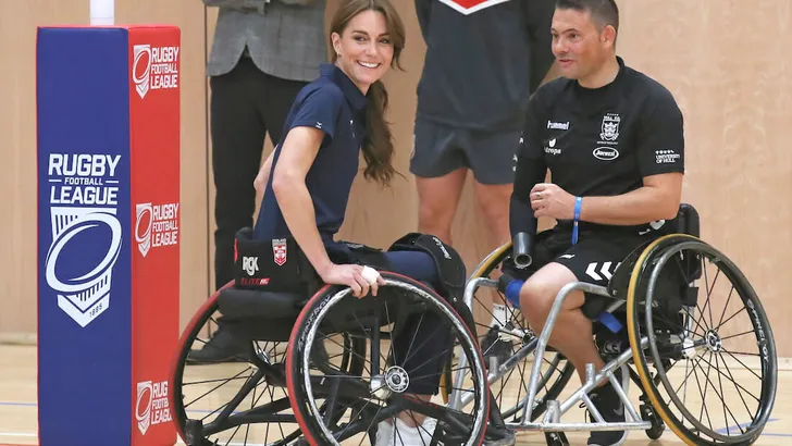 Kate Middleton Participates In Wheelchair Rugby