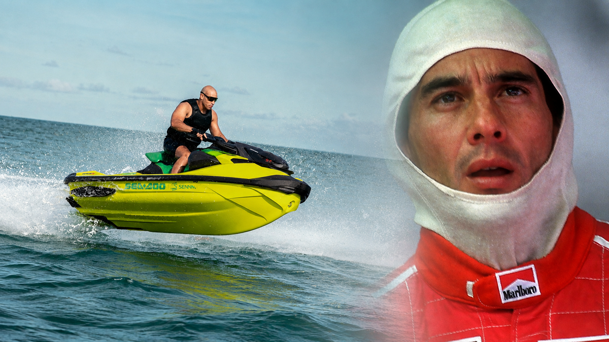 Deze 350 pk sterke waterscooter is een eerbetoon aan Ayrton Senna