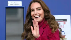 Kate Middleton Visits Nower Hill High School