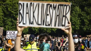 Demonstratie op Malieveld tegen racisme en politiegeweld