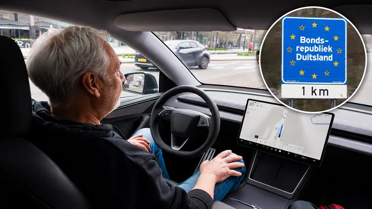 Tesla FSD is vooralsnog niet toegestaan in Duitsland en Frankrijk, dit gebeurt er als je toch de grens passeert