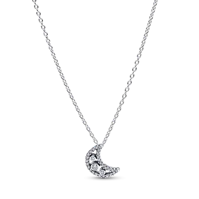 Pandora Necklace - Sterling Silver Zirconia 
